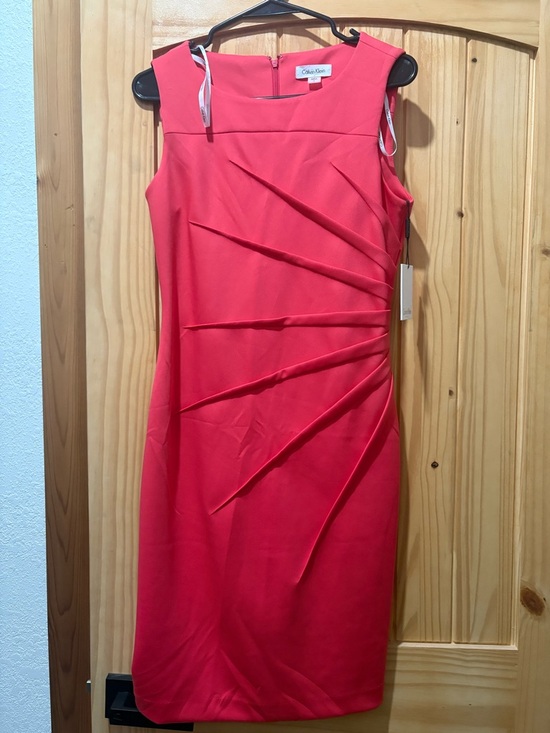 Calvin Klein Dresses & Skirts - Calvin Klein Coral Dress Size 6